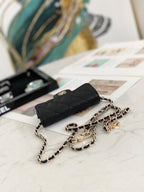 Chanel Mini Wallet On Chain Caviar Leather — view 5