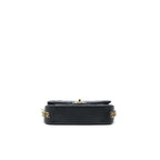 Chanel 23c Mini Flap Bag Chain Grained Calfskin Black — view 4