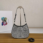 Prada Cleo Satin Bag with Crystals — view 1