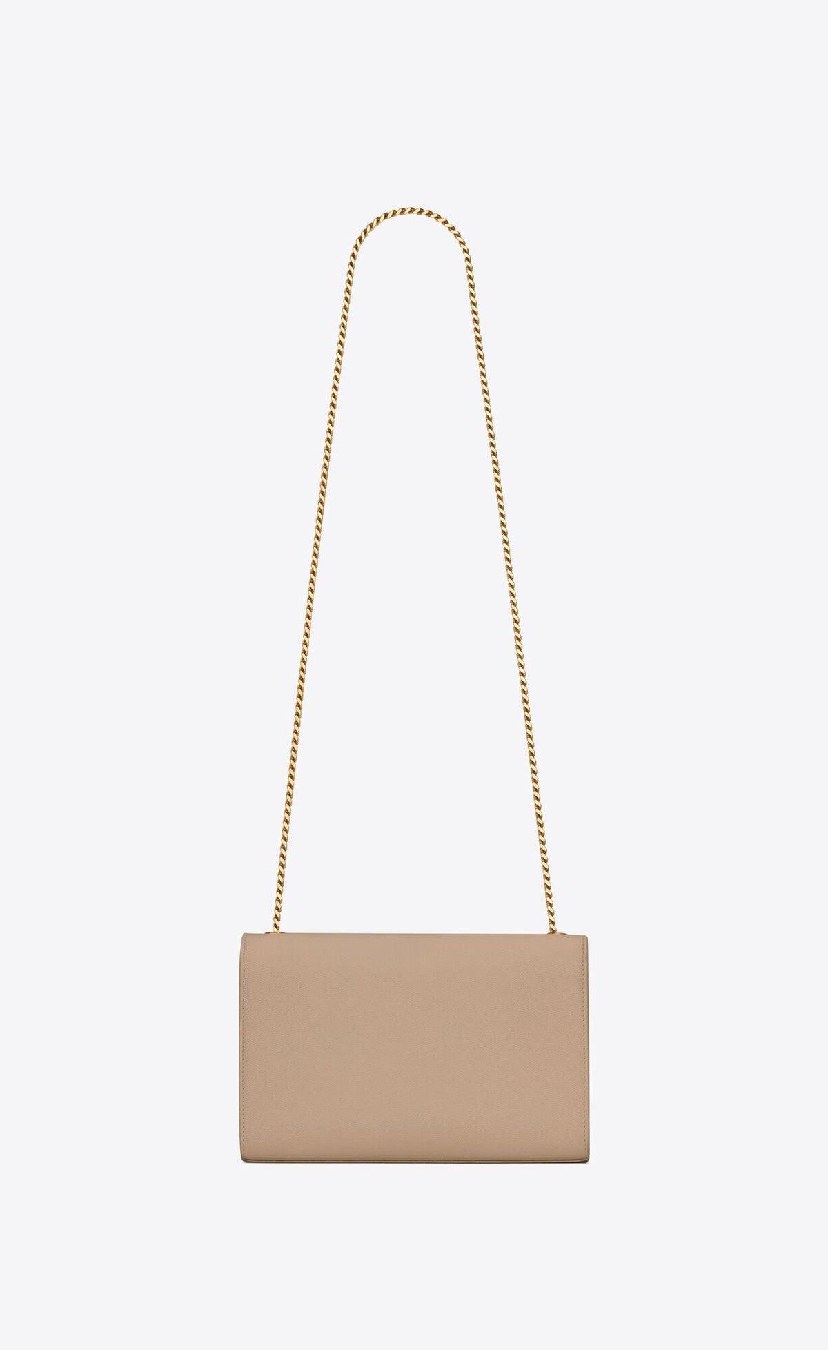 YSL Kate Medium Chain Bag in Grain De Poudre Embossed Leather — view 3
