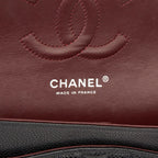 Chanel Classic Flap Bag with Silver Hardware - Black — view 7