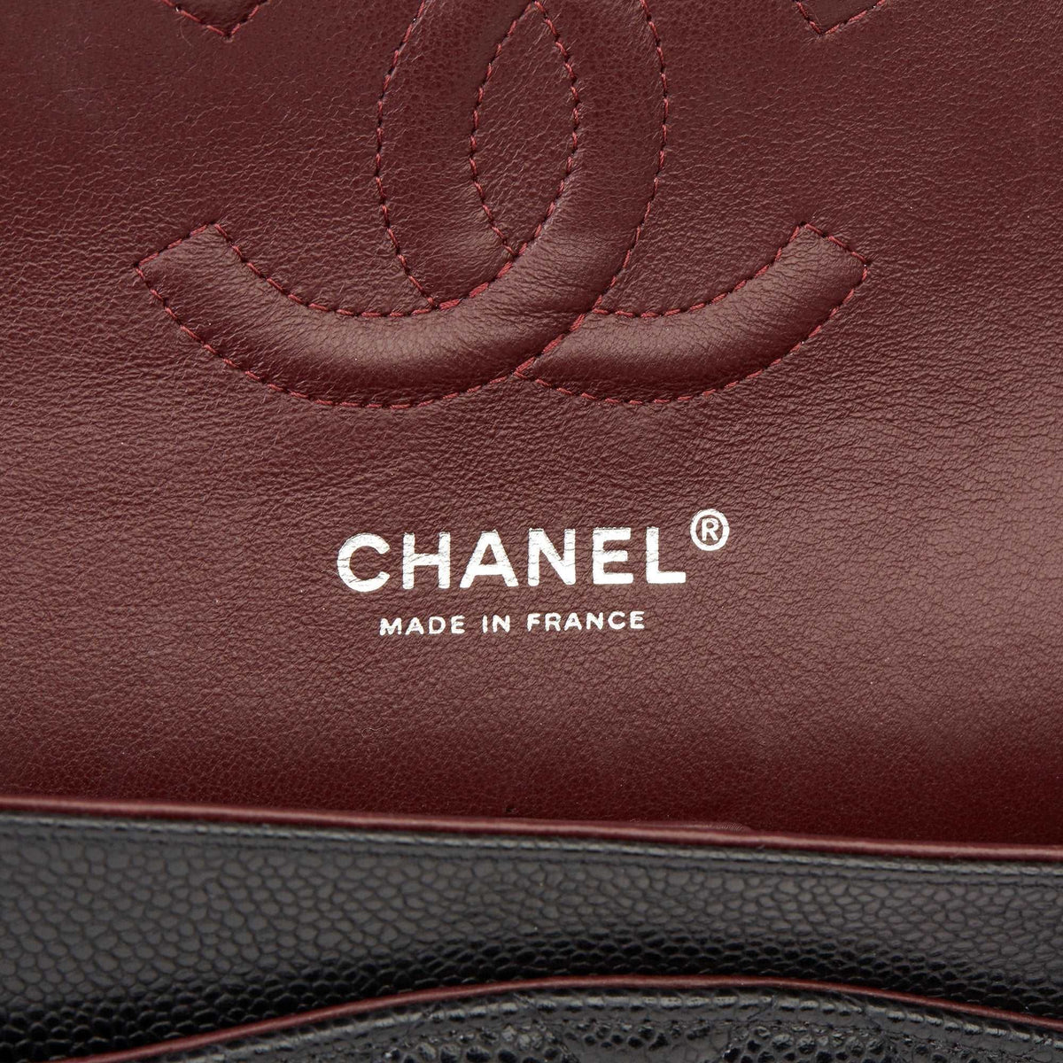 Chanel Classic Flap Bag with Silver Hardware - Black — view 7