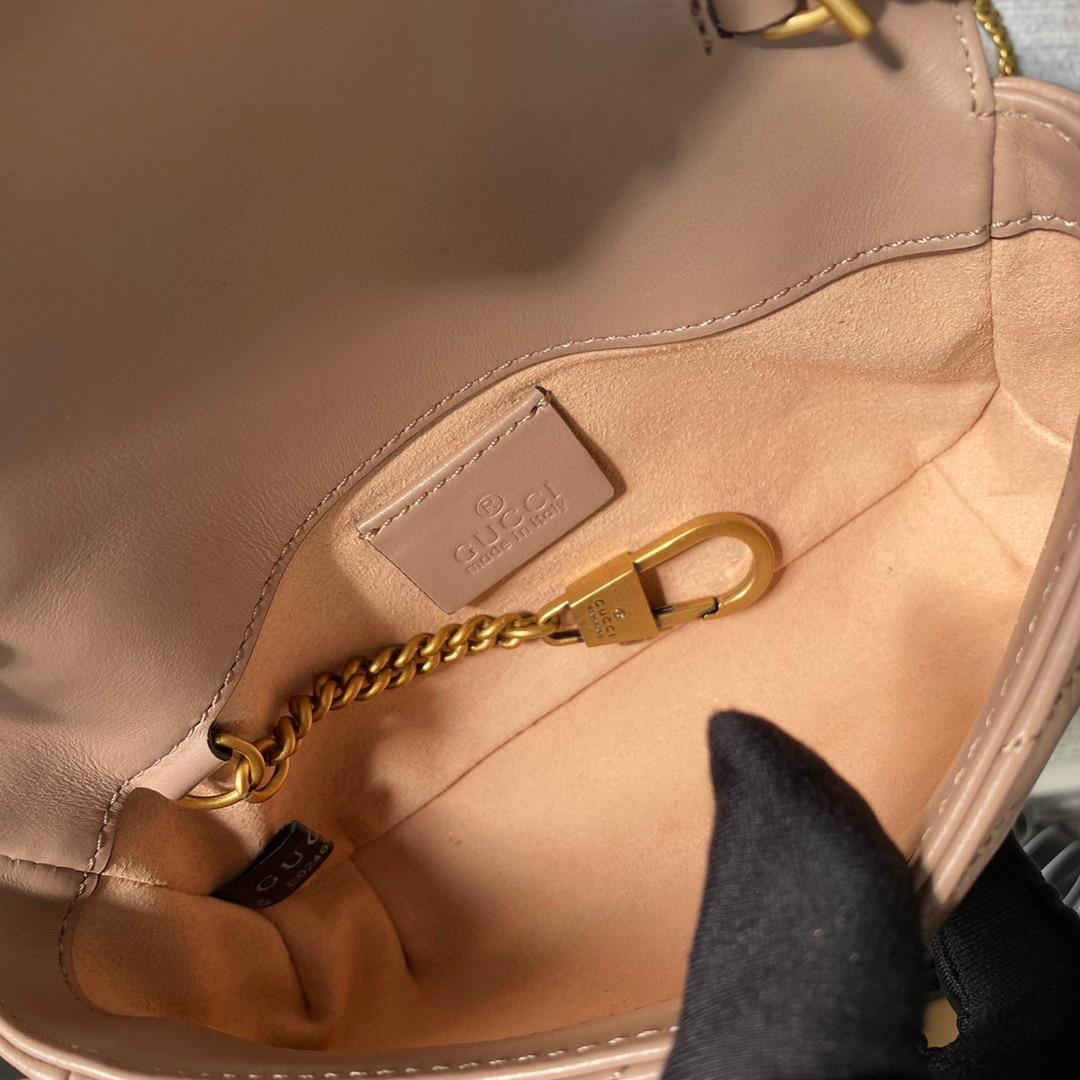 Gucci GG Marmont Mini Bag Women - Dusty Pink — view 6