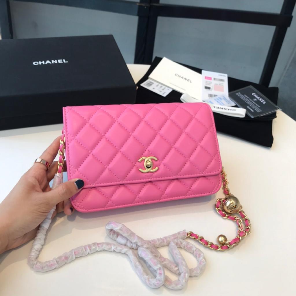 Chanel Wallet On Chain Pink — view 5