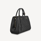 Louis Vuitton Montaigne MM Black Handbag — view 1