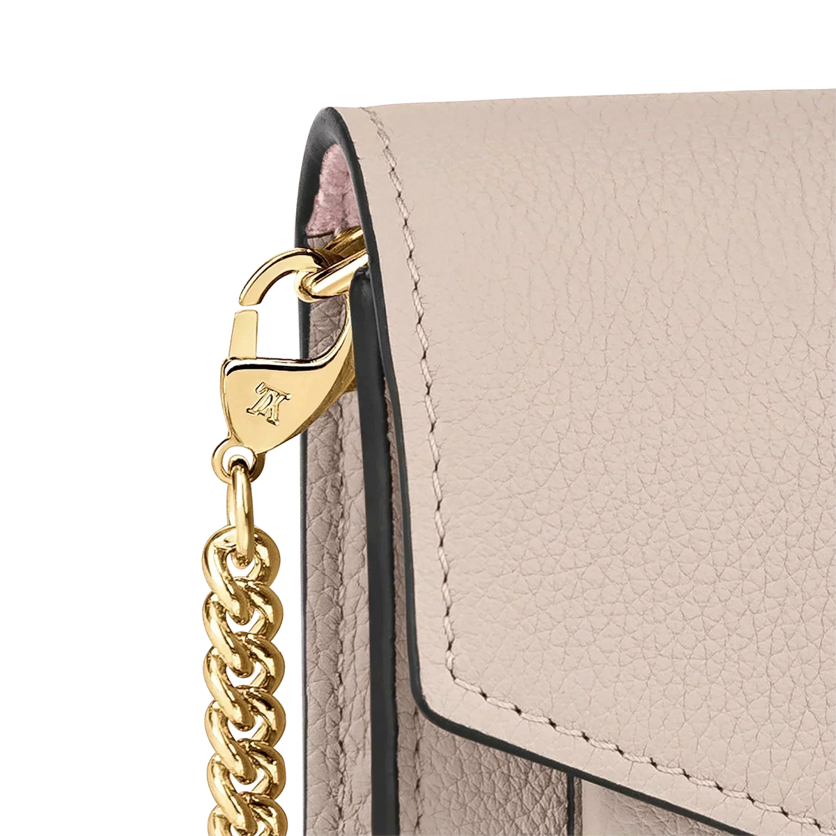 LV MyLockme Chain Pochette - Greige Beige — view 5