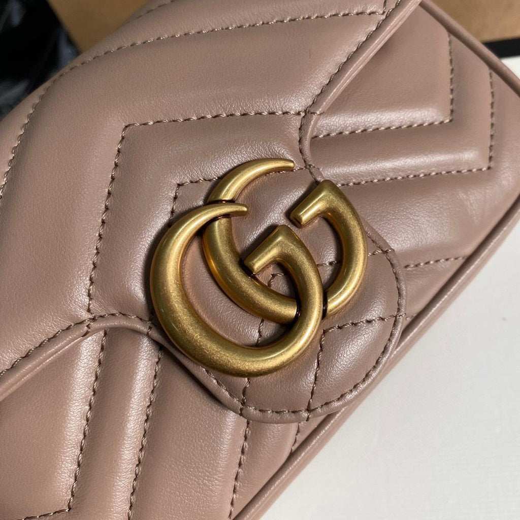 Gucci GG Marmont Mini Bag Women - Dusty Pink — view 5
