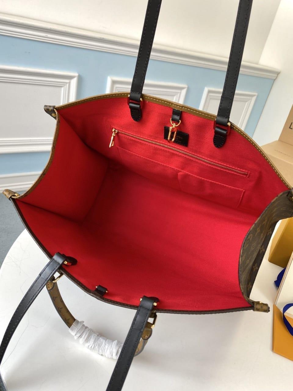 Louis Vuitton On the Go GM Tote Bag - Brown — view 5