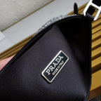 Prada Cleo Satin Bag with Crystals — view 2