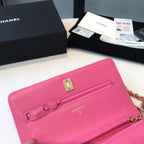 Chanel Wallet On Chain Pink — view 2