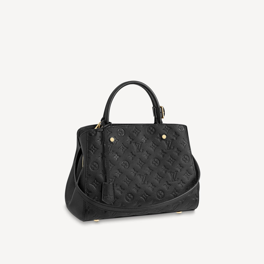 Louis Vuitton Montaigne MM Black Handbag — view 2