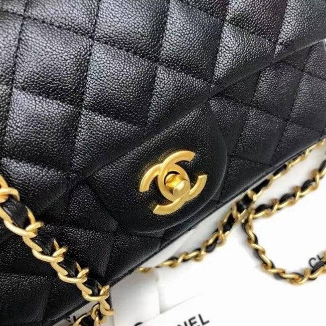 Chanel Mini Flap Bag with Top Handle Caviar — view 8