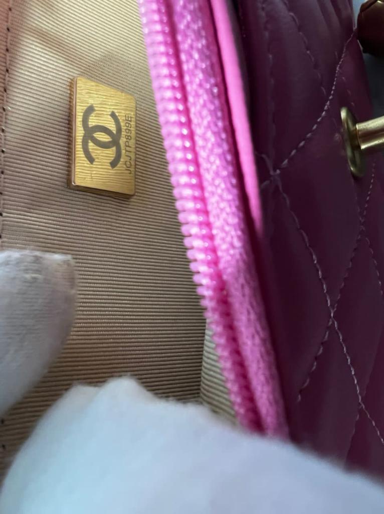 Chanel Wallet On Chain Pink — view 4