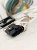 Chanel Mini Wallet On Chain Caviar Leather — view 4