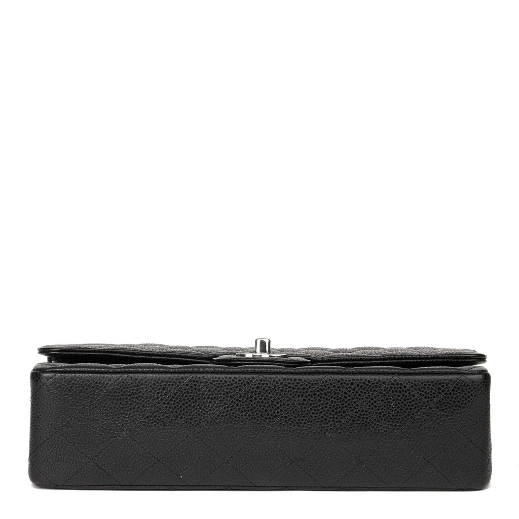 Chanel Classic Flap Bag with Silver Hardware - Black — view 4