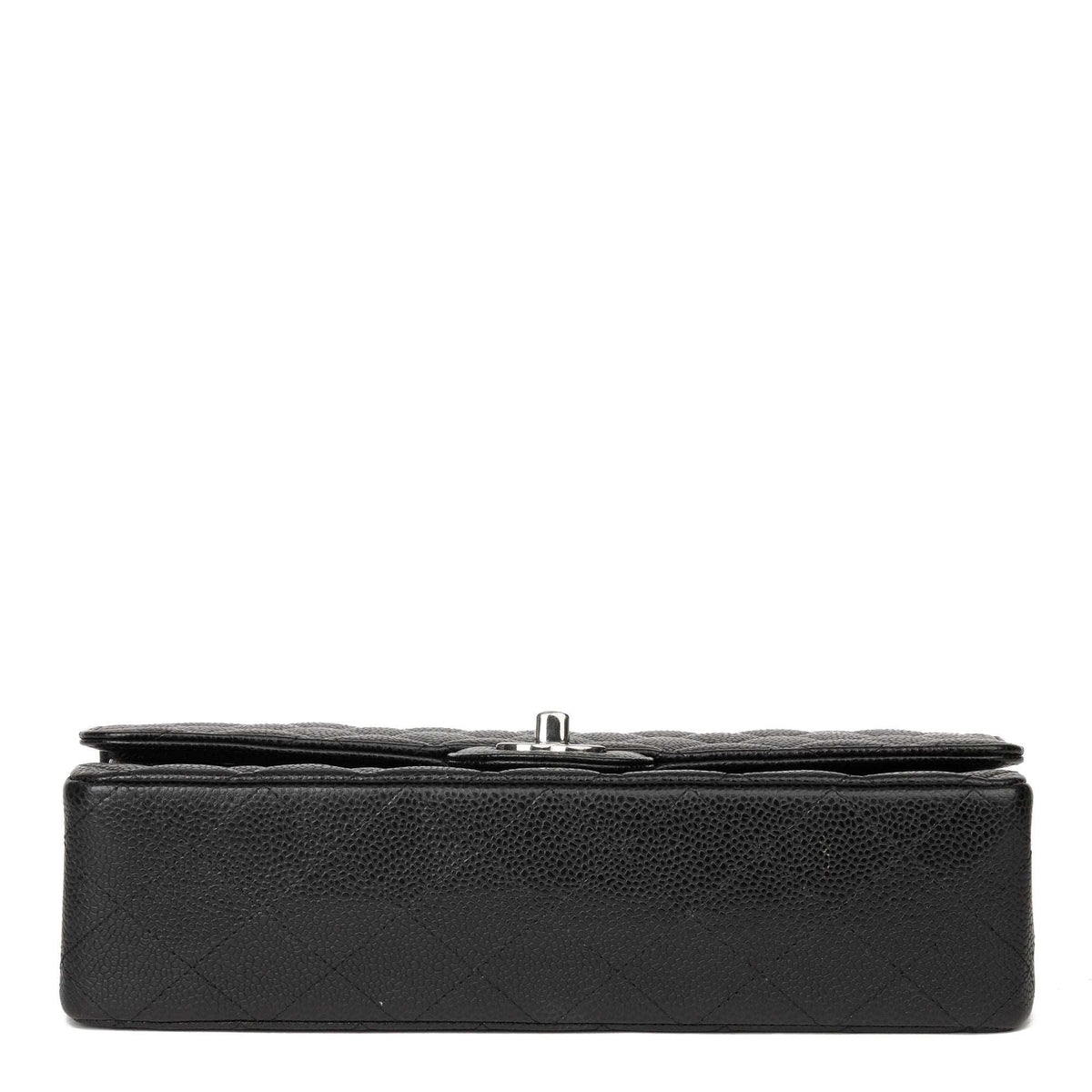 Chanel Classic Flap Bag with Silver Hardware - Black — view 4
