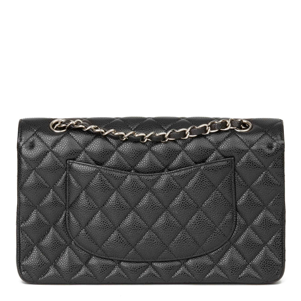 Chanel Classic Flap Bag with Silver Hardware - Black — view 2