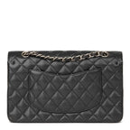 Chanel Classic Flap Bag with Silver Hardware - Black — view 2