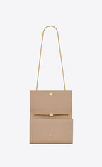 YSL Kate Medium Chain Bag in Grain De Poudre Embossed Leather — view 4