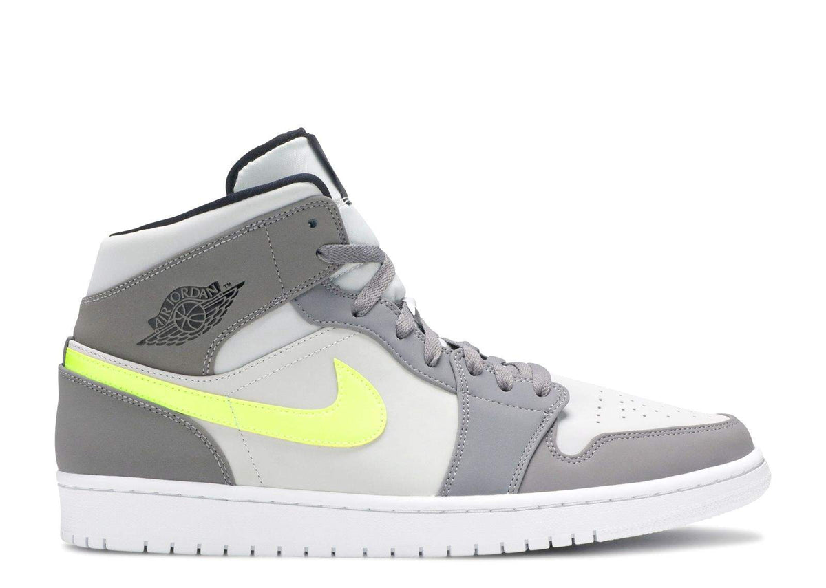 Air Jordan 1 Mid ¡®Gunsmoke Volt¡¯ Unfading Sneaker — view 1