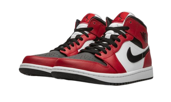 Jordan 1 Mid Chicago Black Toe 554724 — view 1