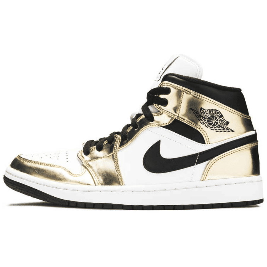 Jordan 1 Mid Metallic Gold — view 4