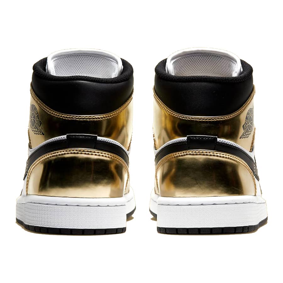 Jordan 1 Mid Metallic Gold — view 2