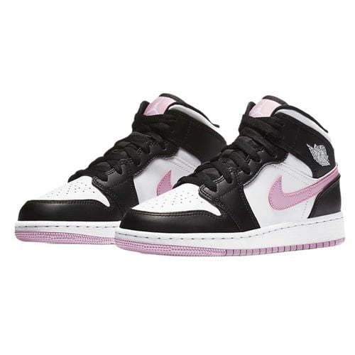 Jordan 1 Mid White Black Light Arctic Pink — view 3