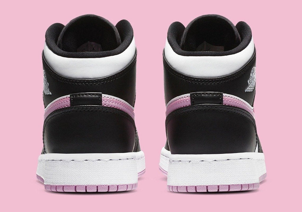 Jordan 1 Mid White Black Light Arctic Pink — view 2