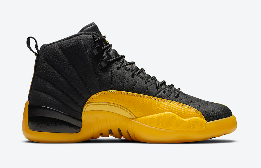 Jordan 12 Retro Black University Gold — view 2