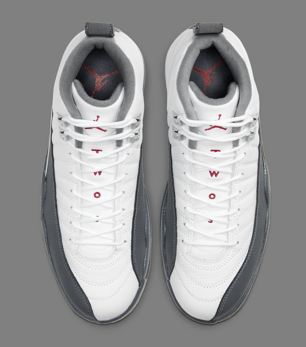 Jordan 12 Retro White Dark Grey — view 3