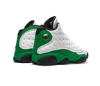 Jordan 13 Retro White Lucky Green — view 3