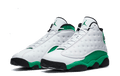 Jordan 13 Retro White Lucky Green — view 1
