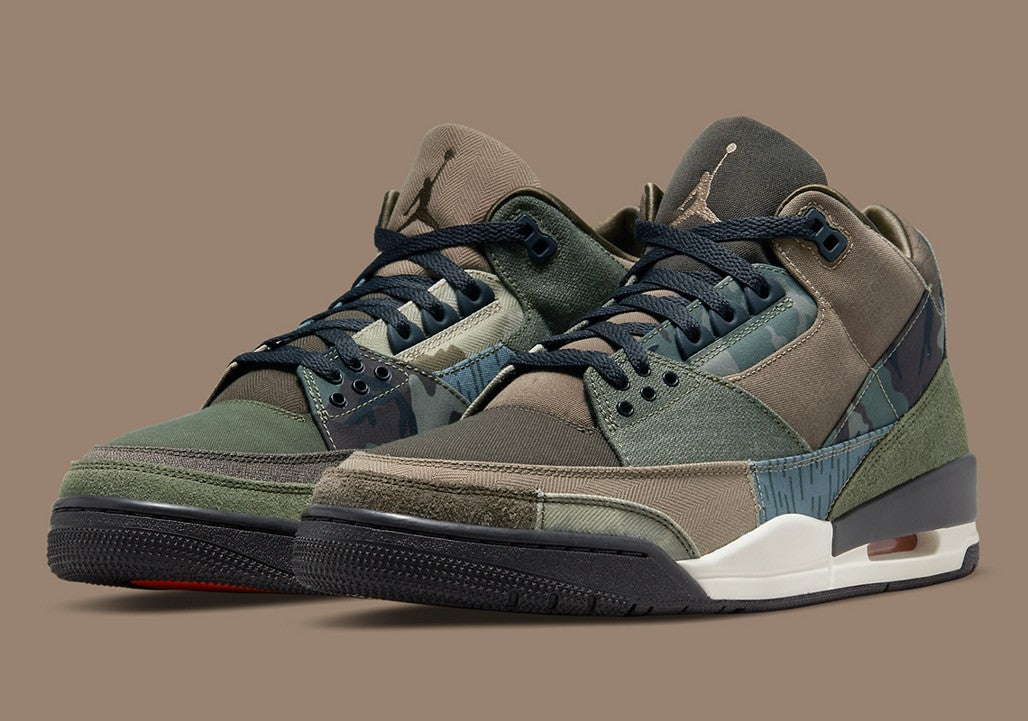 Jordan 3 Retro Patchwork Camo — view 2