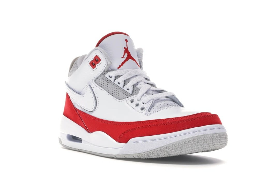 Jordan 3 Retro Tinker White University Red — view 2