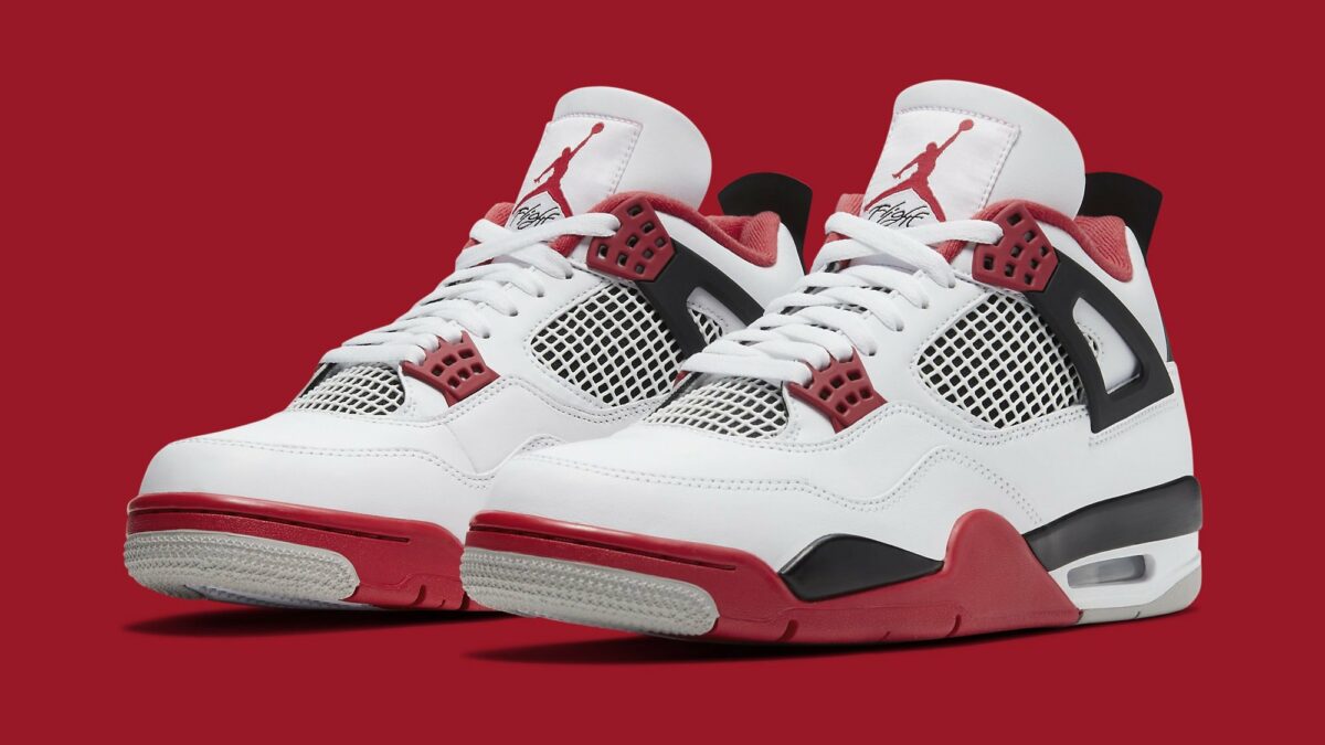 Jordan 4 Fire Red 2020 — view 3