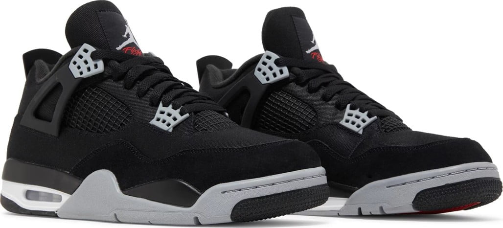 Jordan 4 Retro SE Black Canvas — view 4