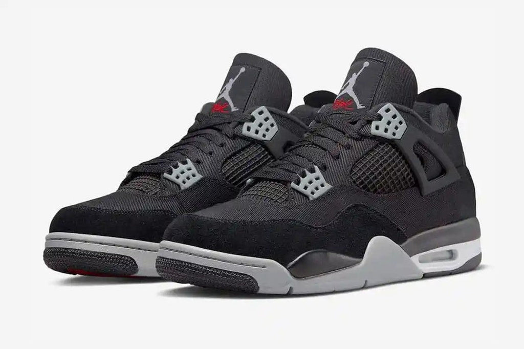 Jordan 4 Retro SE Black Canvas — view 1