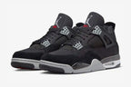 Jordan 4 Retro SE Black Canvas — view 1