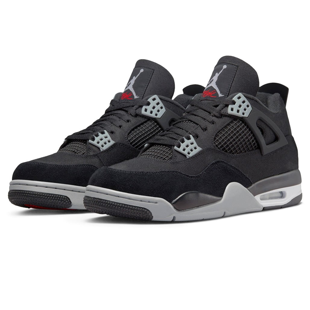 Jordan 4 Retro SE Black Canvas — view 2