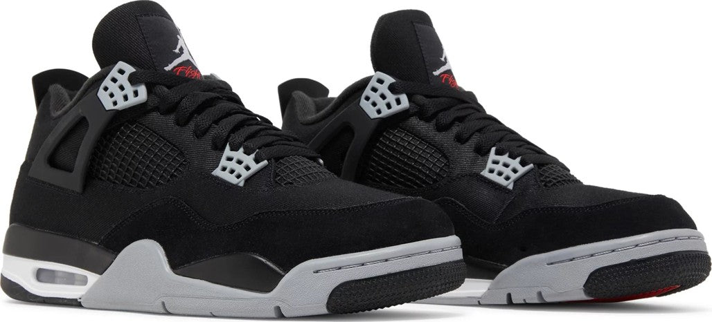 Jordan 4 Retro SE Black Canvas — view 4