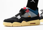 Jordan 4 Retro Union Off Noir — view 4