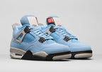 Jordan 4 Retro University Blue 2021 — view 3