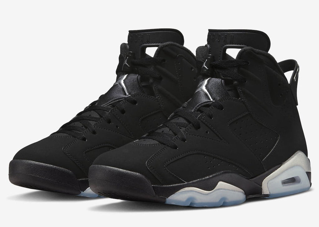 Jordan 6 Retro Chrome Metallic Silver — view 1