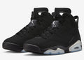 Jordan 6 Retro Chrome Metallic Silver — view 1