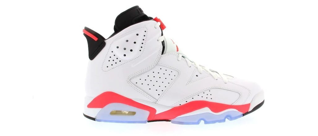 Jordan 6 Retro Infrared White (2014) — view 1