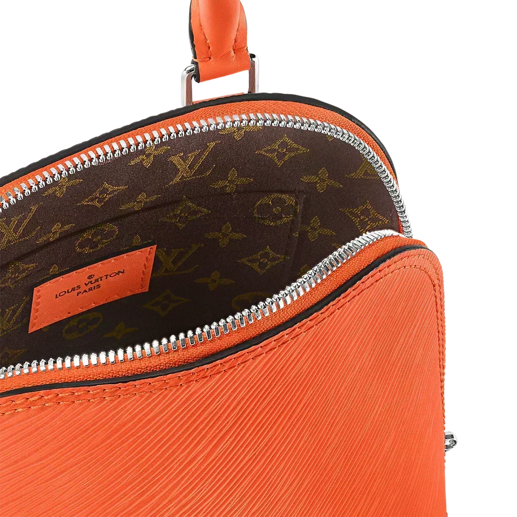 Louis Vuitton Alma Backpack Epi Orange — view 3