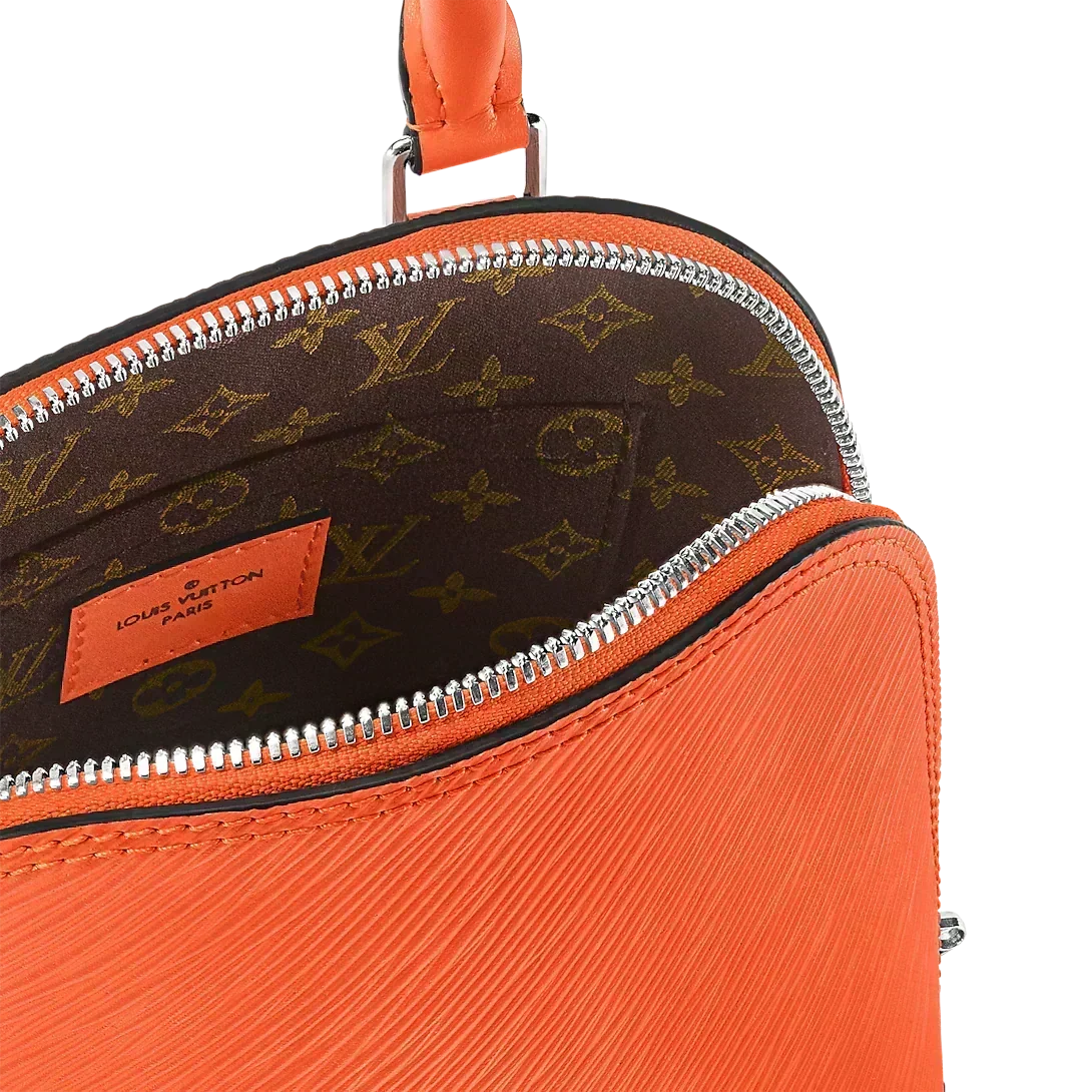 Louis Vuitton Alma Backpack Epi Orange — view 3
