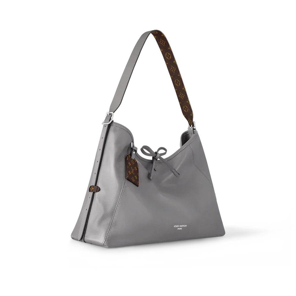 Louis Vuitton Carryall Vibe MM Gray Shoulder Bag — view 1