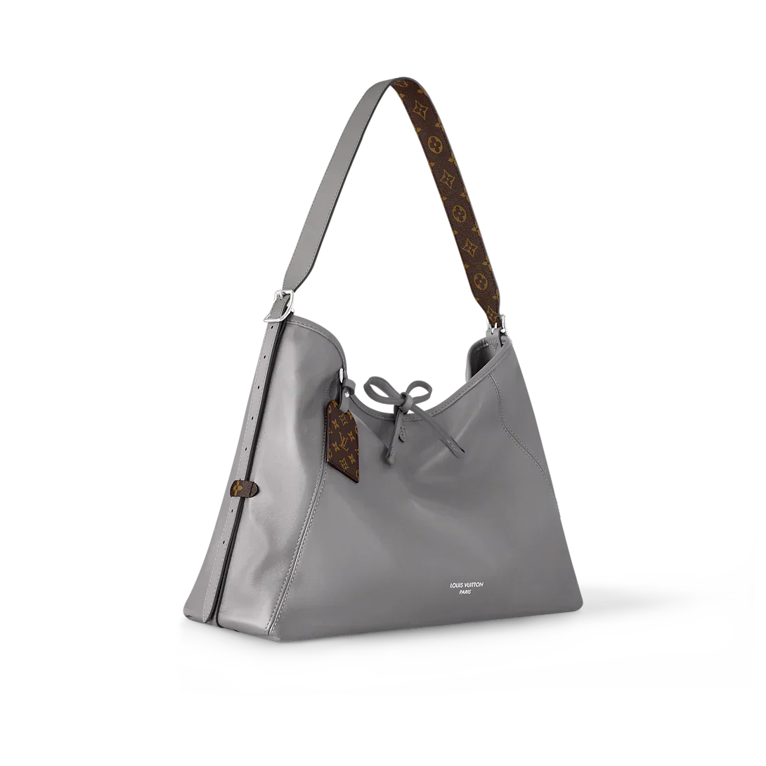 Louis Vuitton Carryall Vibe MM Gray Shoulder Bag — view 1